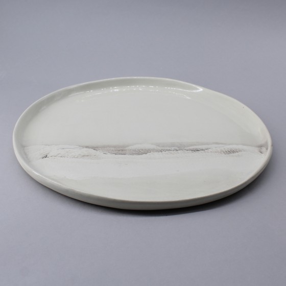 Porcelain plate "Aléasucs" T1