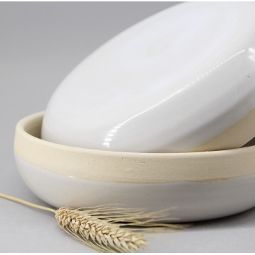 "Heads or tails" soup plate