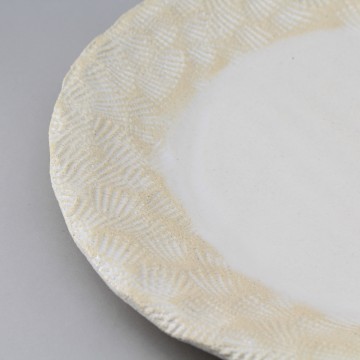 Assiette plate coquillage