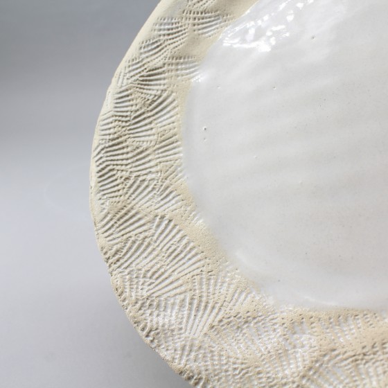 Assiette plate coquillage