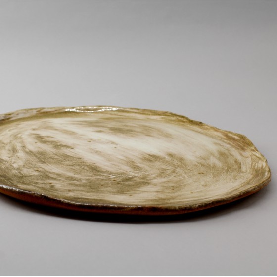 Assiette plate petit bord