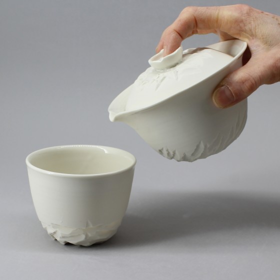 Théière porcelaine gaiwan "...