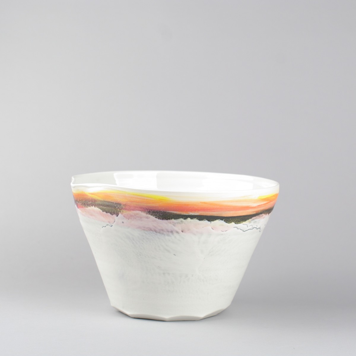 Porcelain conical bowl ô ciel
