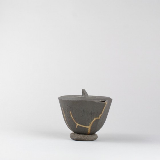 eapot and kintsugi bowl