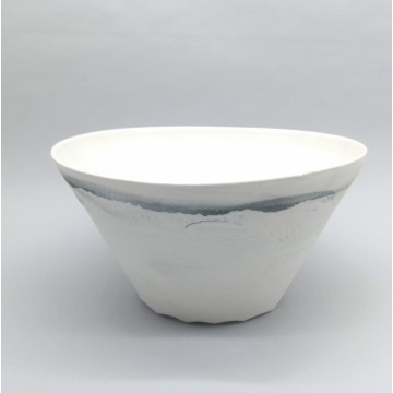 Conical porcelain salad...