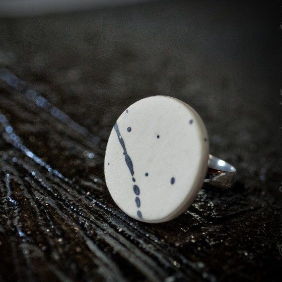 Ring in pure porcelain Ring in pure porcelain