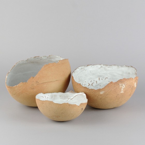 Bol coquille en grès roux T2 Bol coquille en grès roux T2