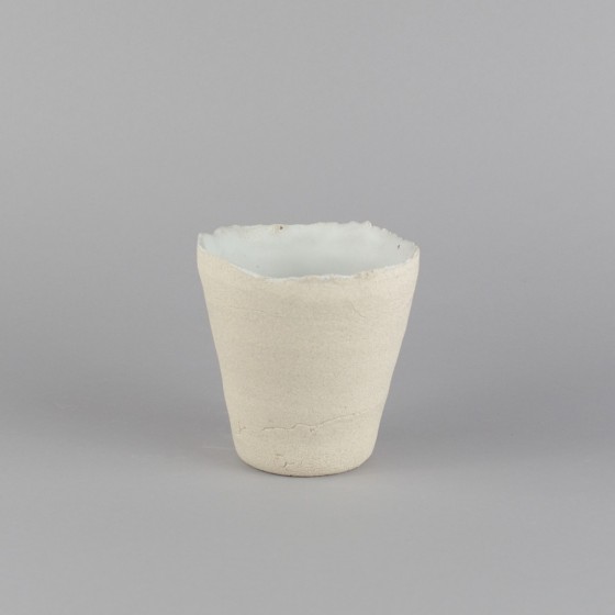 White stoneware mug White stoneware mug