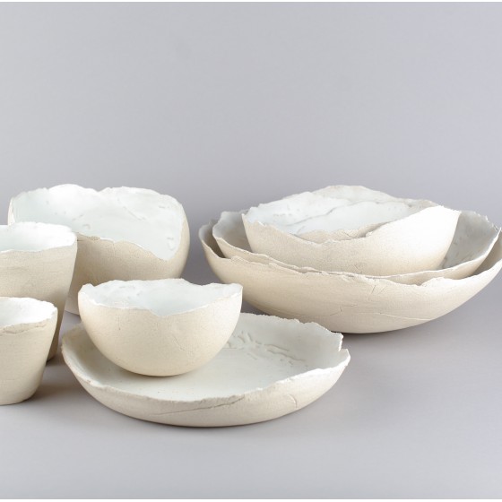 White stoneware mug White stoneware mug