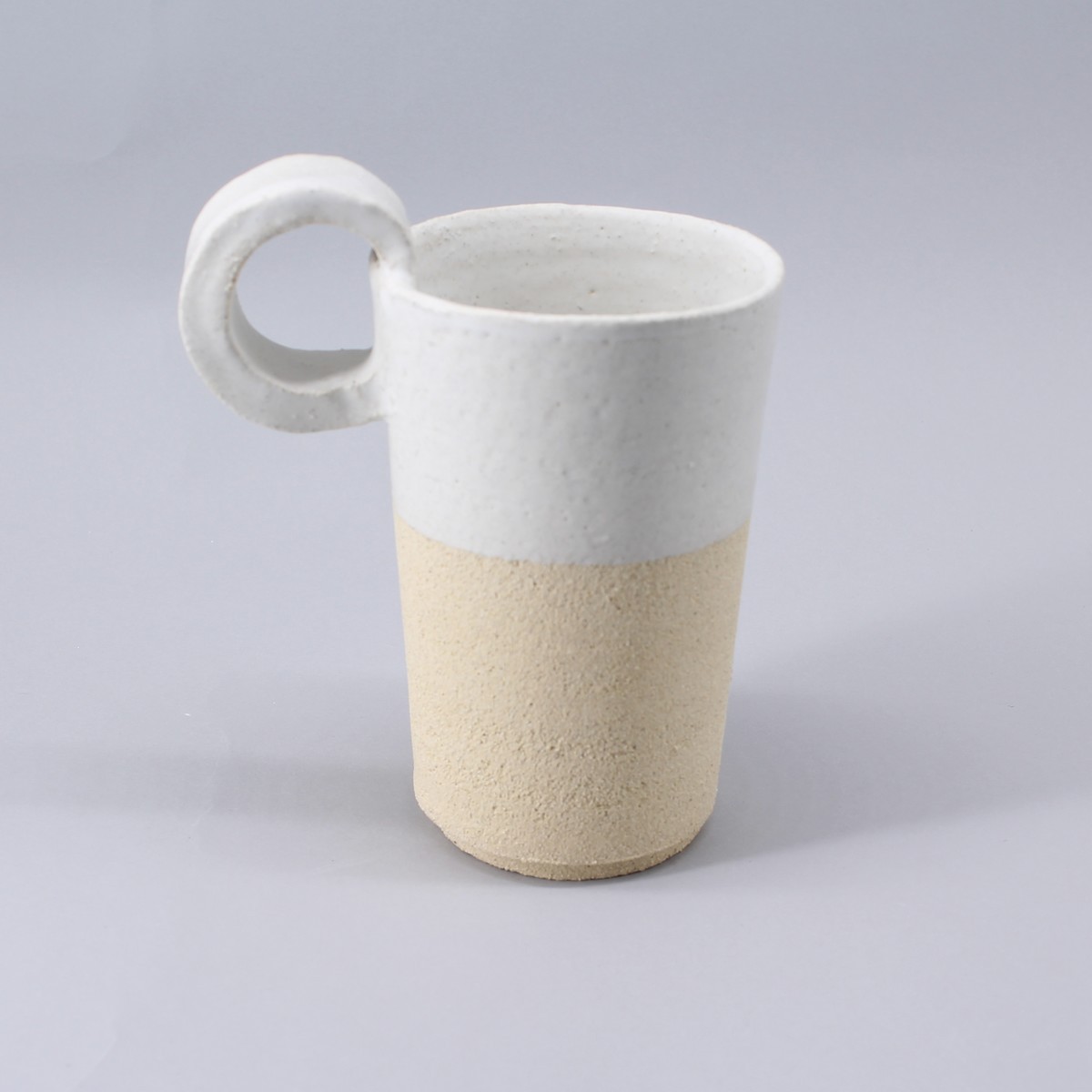 Handmade stoneware mug